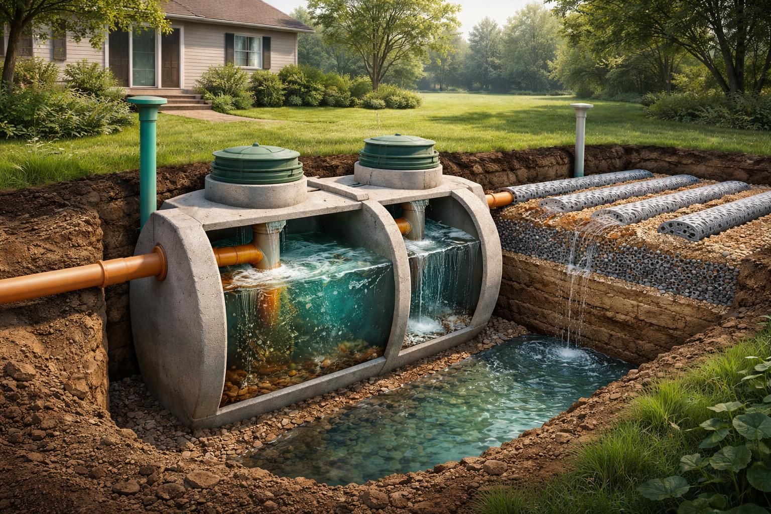 découvrez comment installer une fosse septique toutes eaux pour une gestion efficace et écologique de vos eaux usées grâce à notre schéma d'installation détaillé.