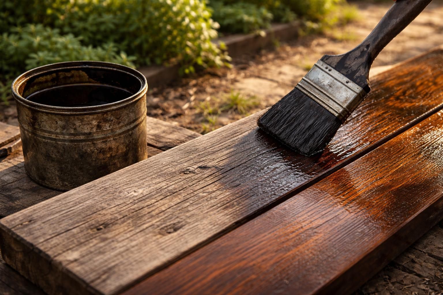 découvrez comment l'huile de vidange pour le bois offre une solution économique et efficace pour l'entretien de vos surfaces extérieures, protégeant et valorisant votre bois contre les intempéries.