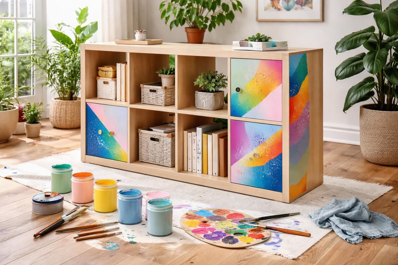 découvrez des idées créatives et faciles pour peindre et personnaliser votre meuble kallax. apprenez à transformer votre mobilier avec style et originalité.