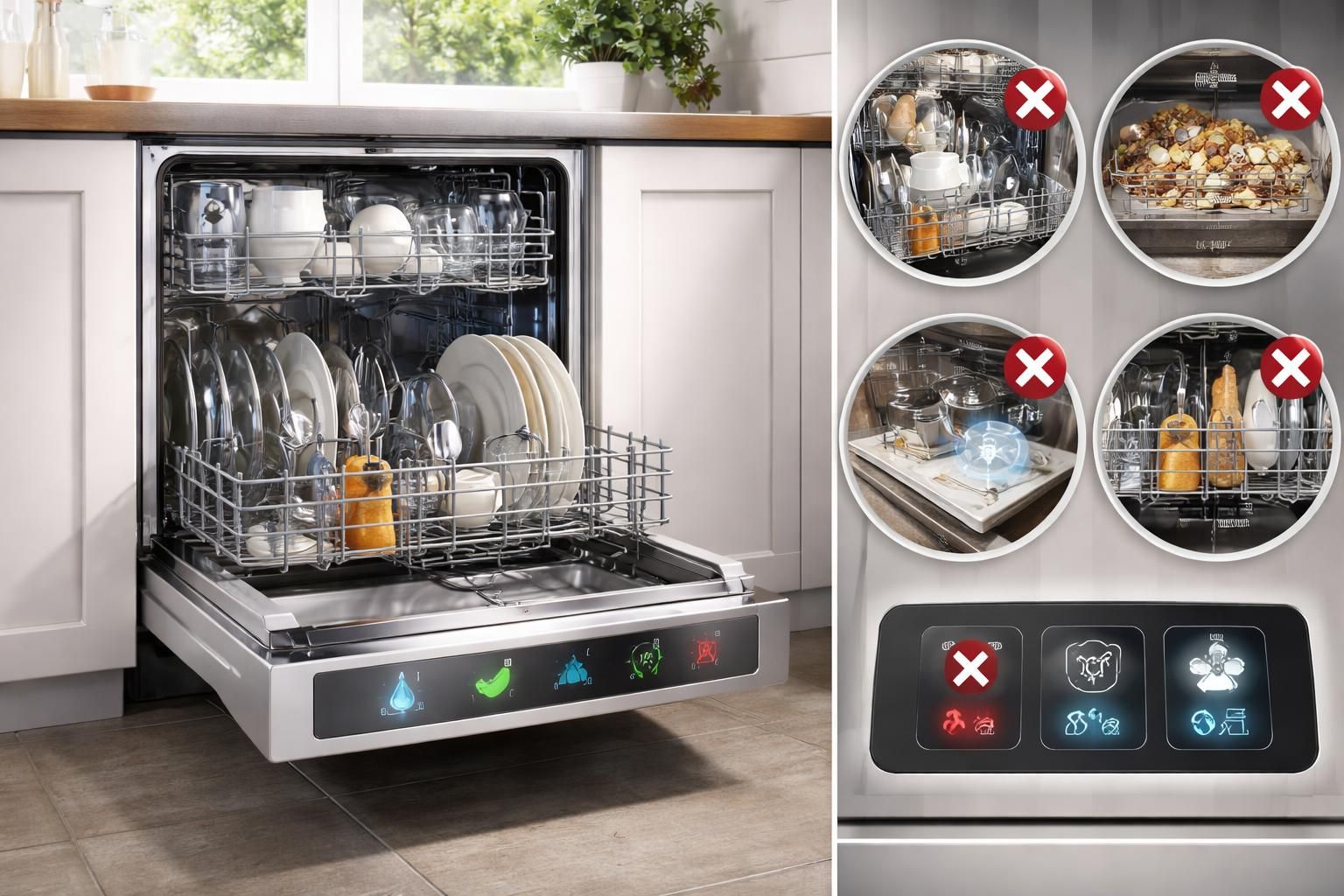 découvrez la signification du symbole du lave-vaisselle et apprenez à éviter les erreurs courantes pour un entretien optimal de votre appareil.