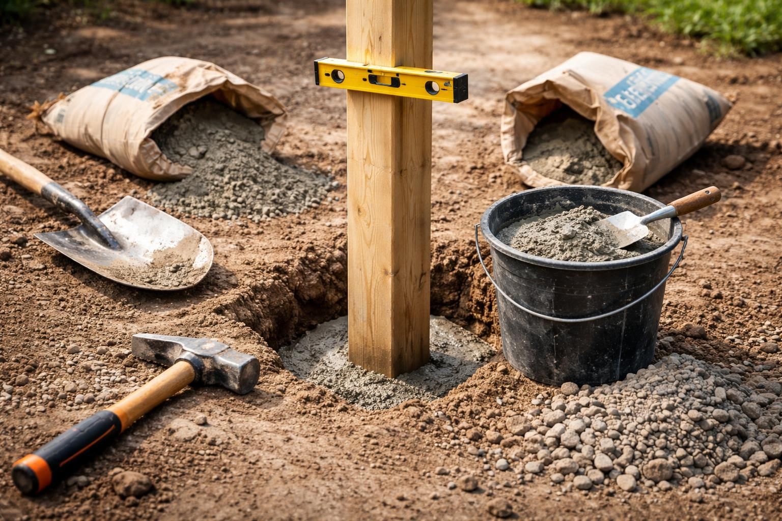 découvrez notre guide complet pour sceller des poteaux en bois : apprenez quels matériaux et outils utiliser pour assurer une installation solide et durable.