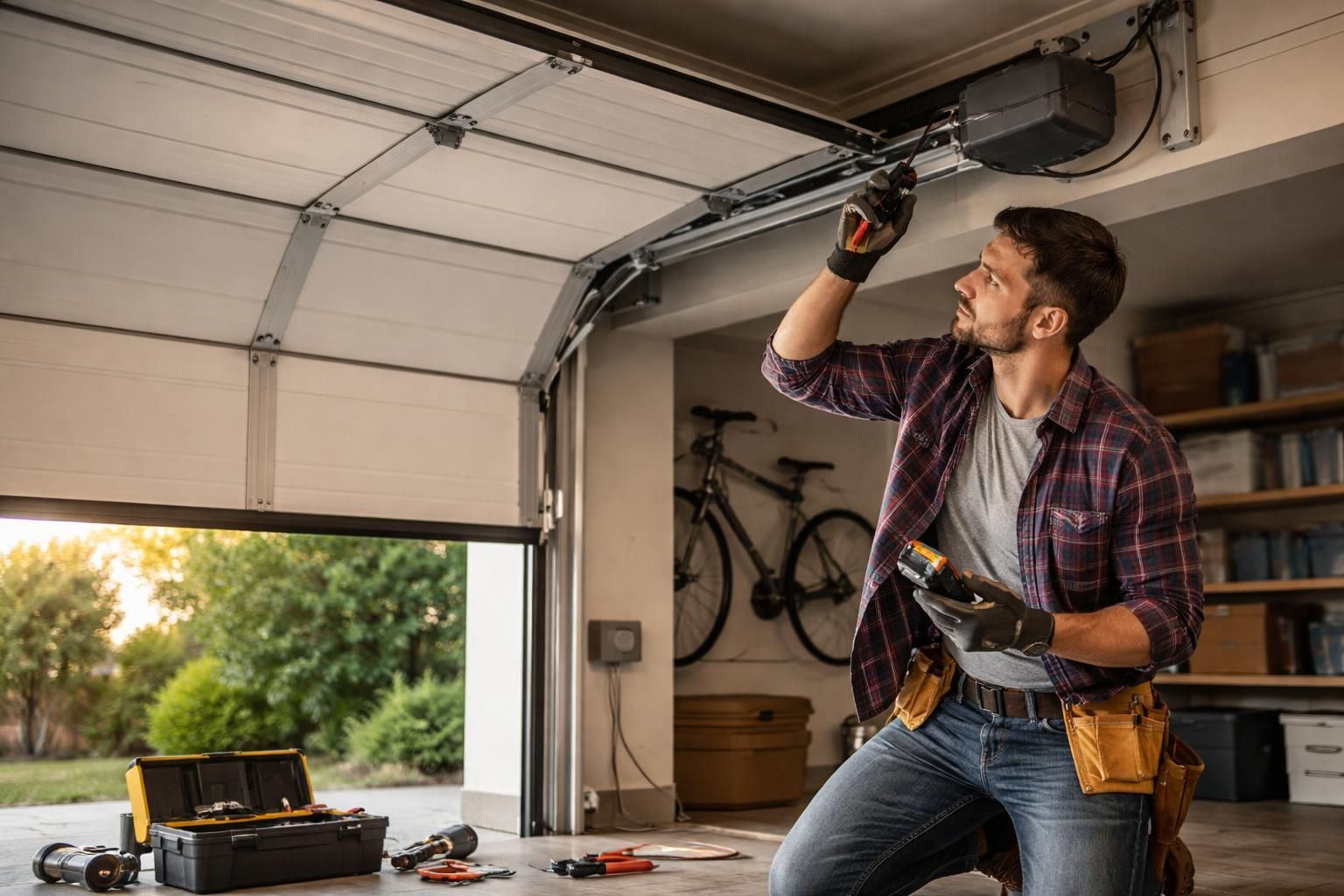 apprenez à diagnostiquer facilement les problèmes courants d'une porte de garage sectionnelle motorisée grâce à ce guide pratique étape par étape.