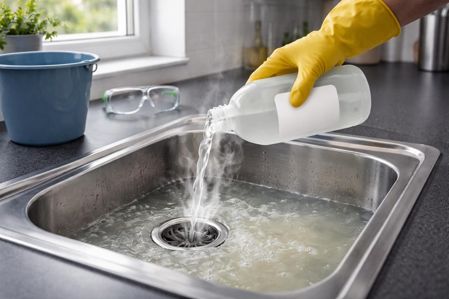 découvrez comment déboucher un évier avec de l'acide chlorhydrique en toute sécurité, grâce à nos astuces pratiques et précautions indispensables pour éviter tout risque.