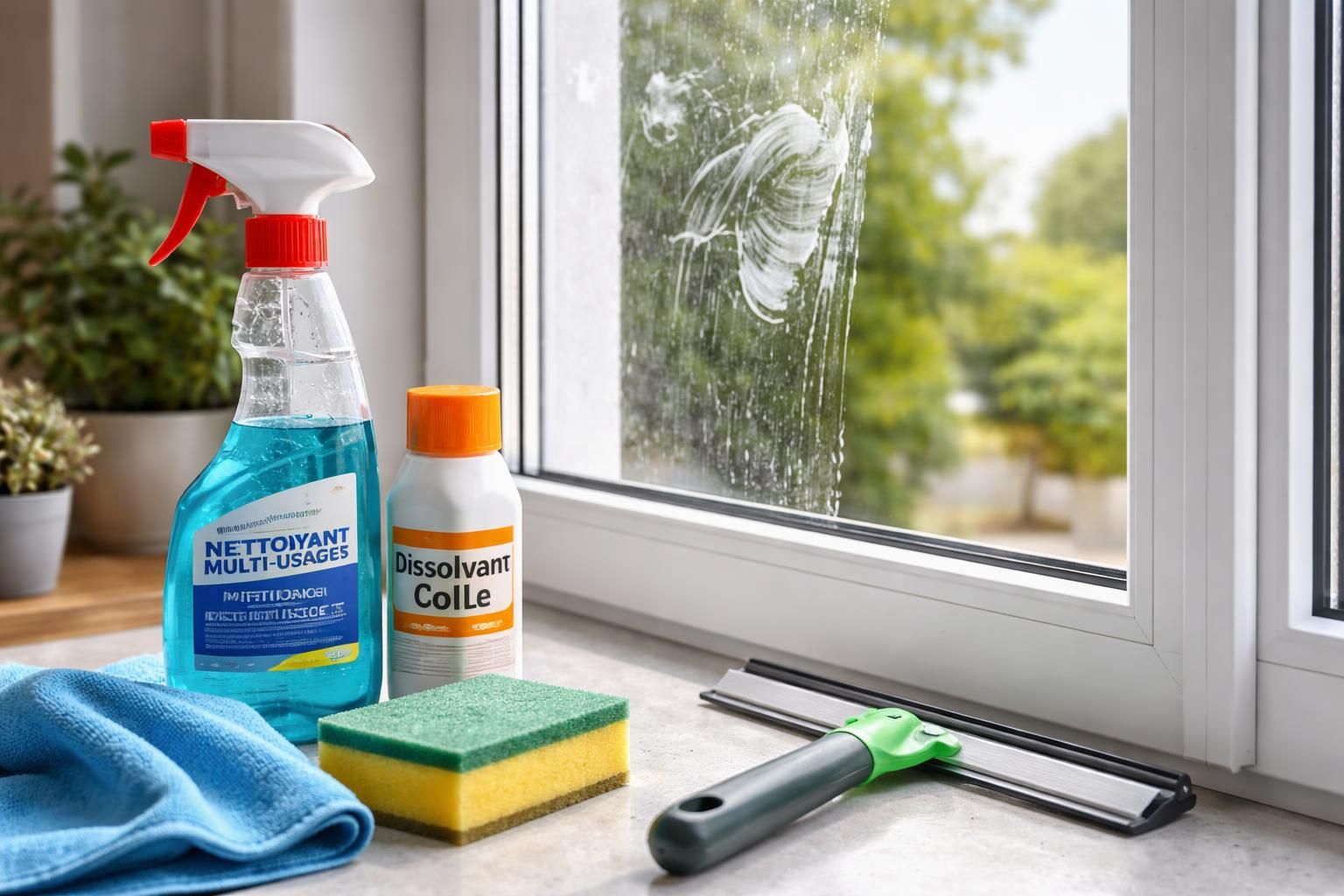 découvrez des produits efficaces et faciles à utiliser pour enlever la colle sur vos fenêtres en pvc à la maison, sans abîmer la surface.