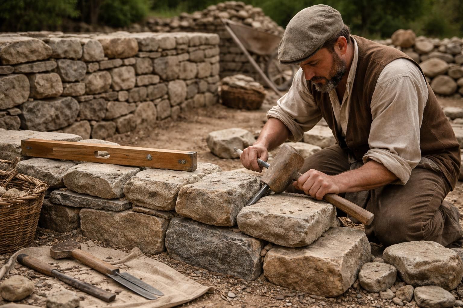 découvrez notre guide pratique pour construire un mur en pierre à l'ancienne, étape par étape, avec des conseils traditionnels pour un résultat authentique et durable.