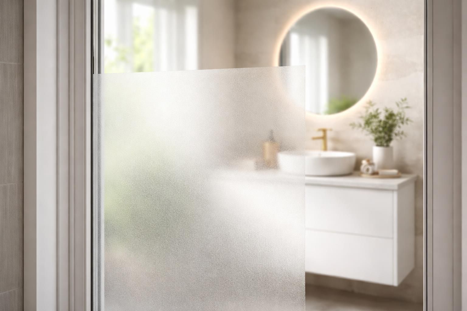découvrez comment choisir l'opacité idéale pour votre autocollant de fenêtre de salle de bain afin d'allier intimité et luminosité.