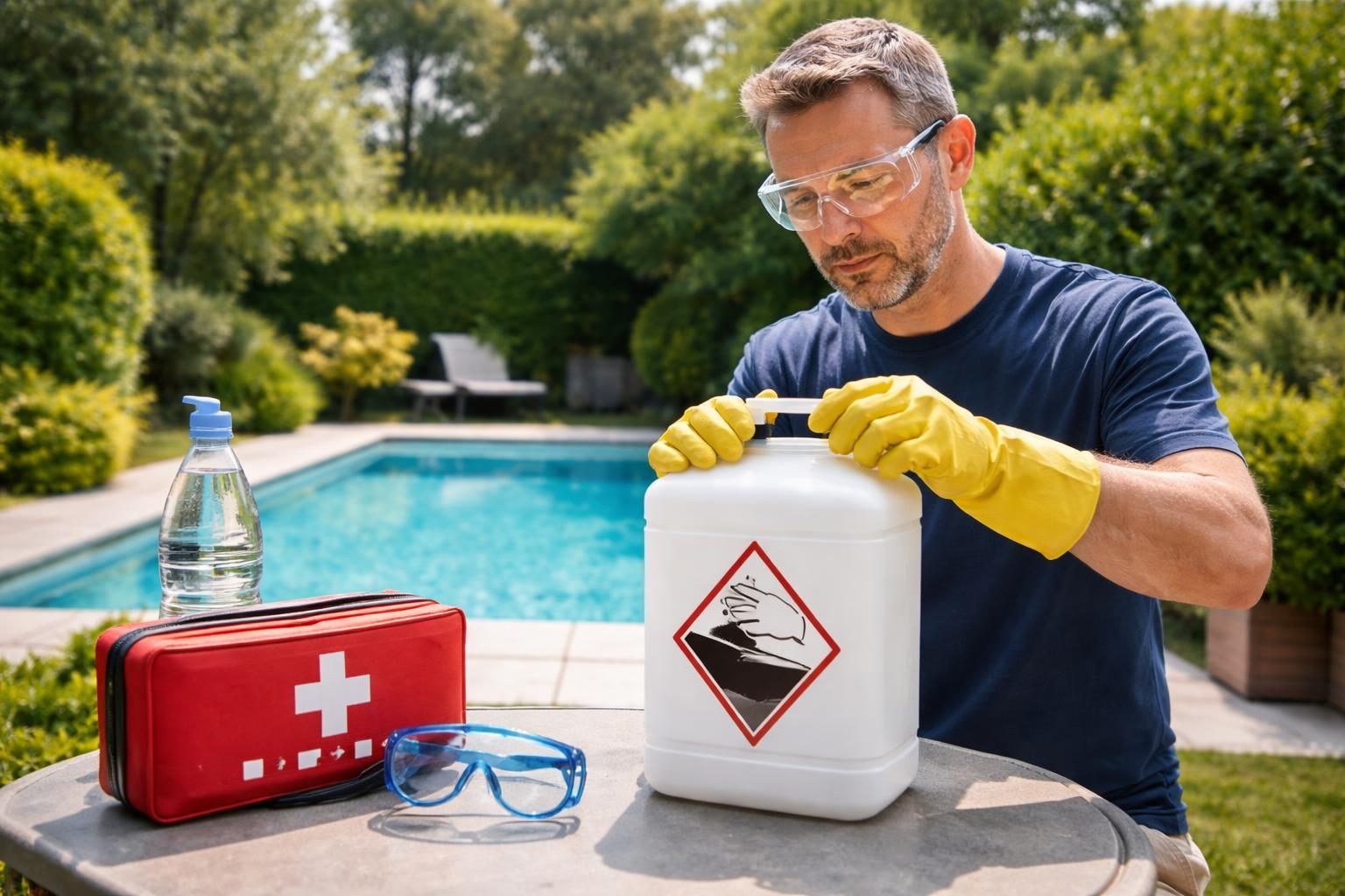 découvrez comment prévenir les risques liés à l'acide chlorhydrique dans votre piscine grâce à notre guide complet destiné aux propriétaires.