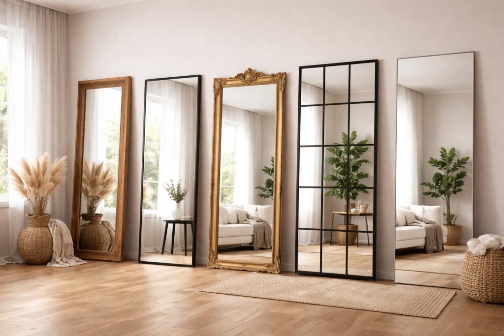 découvrez comment les différents styles de miroirs longs peuvent transformer et sublimer votre pièce en ajoutant profondeur et élégance.