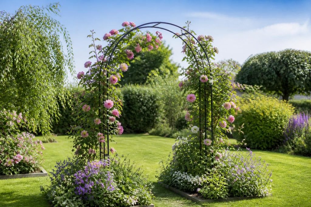 découvrez les arceaux de jardin disponibles chez gifi, l'accessoire idéal pour soutenir et décorer vos plantes grimpantes avec élégance et robustesse.